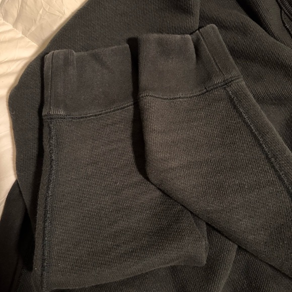 Wonder Looper Pullover Crewneck - Double Heavyweight French Terry Sumi Black XL - Picture 3 of 6